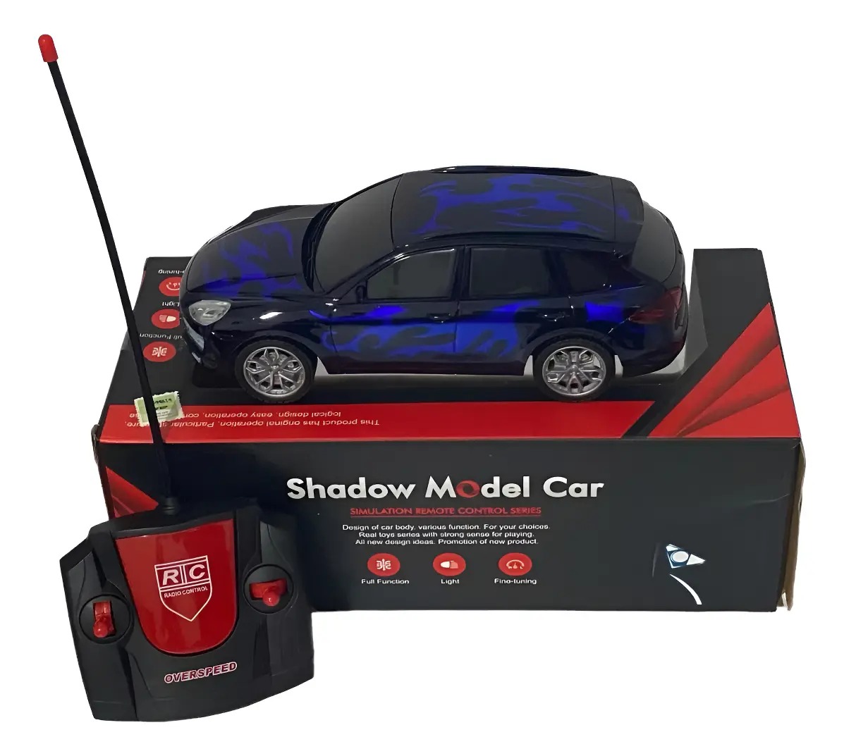 Auto Juguete A Radio Control Remoto Shadow Model Para Niños - Imagen 2