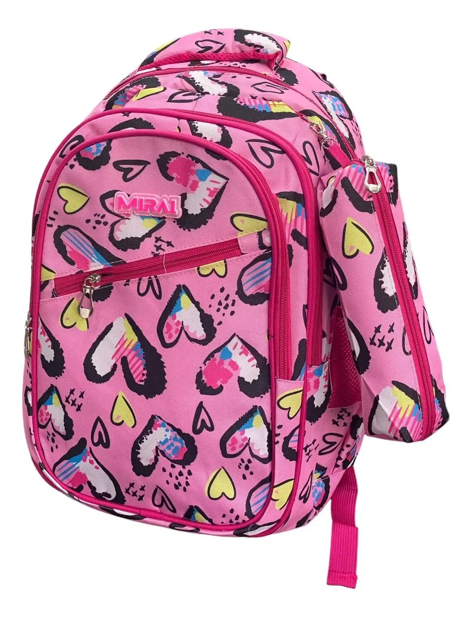 Mochila Escolar Infantil Estampada 18 Espalda Ideal Nuevo - Imagen 4