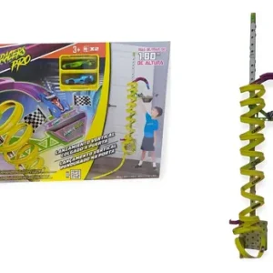 Maisto Pista Vertical Cyber Racers Pro 2 Autos 180 Cm Alto Amarillo