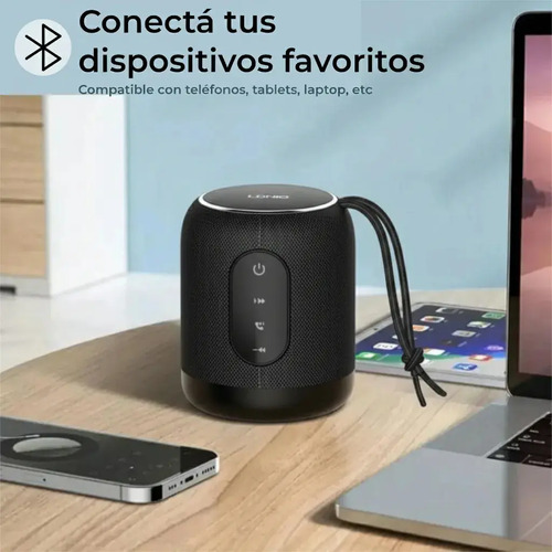 Parlante Bluetooth 5w Portatil Audio Hd Recargable Ldnio Negro - Imagen 4