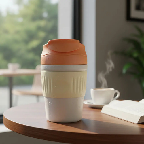 Termo Vaso Para Caffe Te 350ml Vaccum Bottle Double Mall - Imagen 23