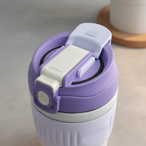 Termo Vaso Para Caffe Te 350ml Vaccum Bottle Double Mall - Imagen 11