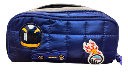 Cartuchera Trendy Azul Casco +12 Marcadores A Base De Alcohol - Imagen 2
