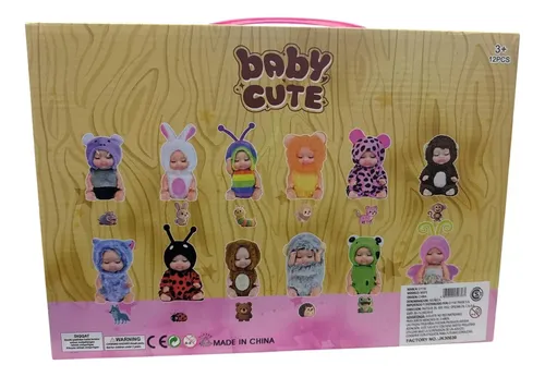 Colección De 12 Muñecas De Bebé Minis De Goma - Imagen 2