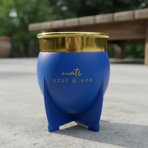 Mate Plastico Ideal Para Dia Papa Dia Del Padre Colores Azul Regalo Para Papa - Día Del Padre En Azul - Imagen 4