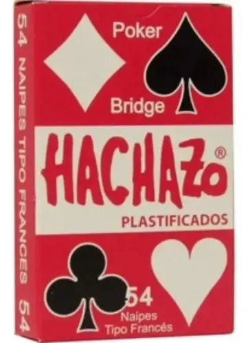 Naipes Póker Joker Hachazo 54 Cartas Plastificadas Caja - Imagen 6