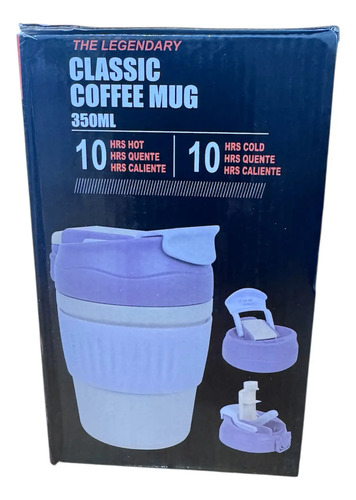 Termo Vaso Para Caffe Te 350ml Vaccum Bottle Double Mall - Imagen 15