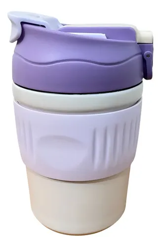 Termo Vaso Para Caffe Te 350ml Vaccum Bottle Double Mall - Imagen 12
