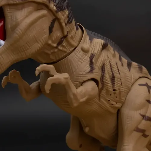 Dinosaurio A Pila Tira Humo Camina Luz Y Sonido Pone Huevo - Imagen 10