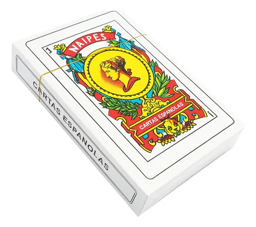 Cartas Españolas Truco 50 Naipes Cartón Plastificado Blanco Español - Imagen 3