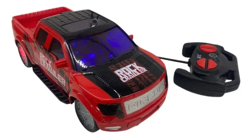 Auto Radio Control Luz Y Sonido Camioneta Pickap Deportivo - Imagen 5