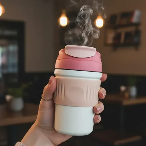 Termo Vaso Para Caffe Te 350ml Vaccum Bottle Double Mall