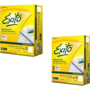 Combo Repuesto Hojas Exito N°3 480 Rayado + 288 Cuadriculado