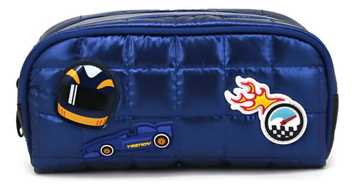 Cartuchera Trendy 17637 Color Azul Liso