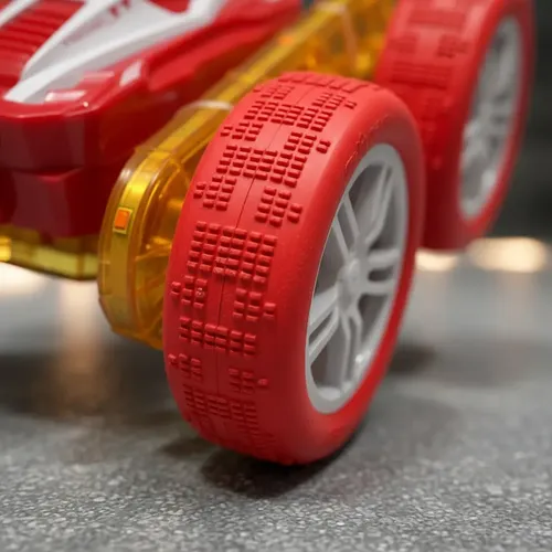 Auto Stunt A Control Remoto 360 Spray Luces Niños Sonido Luz - Imagen 4