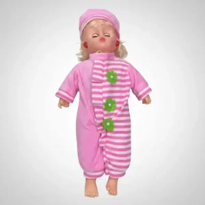 Muñeca Bebota Con Cabeza De Plastico Musical Con Luz Regalo