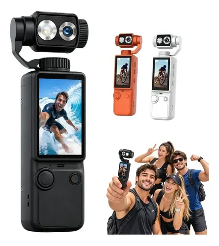 Camara Digital Time Q13 20mp Vlog Lente Giratoria 180° Negro - Imagen 4