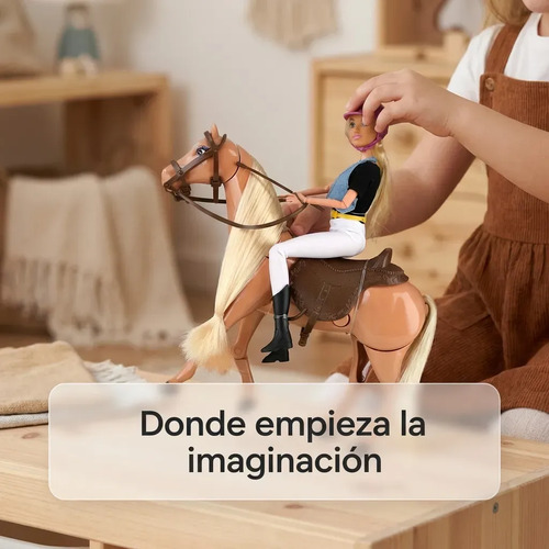 Muñeca Anlily Con Caballo - Imagen 6
