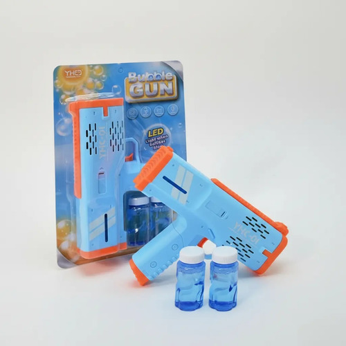 Burbujero Pistola Automatico Luces Liquido Infantil Maquina - Imagen 9