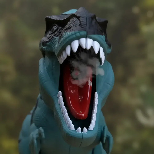 Dinosaurio A Pila Tira Humo Camina Luz Y Sonido Pone Huevo - Imagen 17