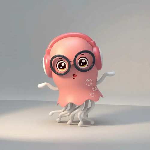 Juguete De Medusa Pulpo Bailarina Con Luz Led Y Música - Imagen 17