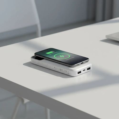 Cargador Powerbank Ldnio Tipo C Usb 10000 Mah Wireless Pq11 Blanco - Imagen 8