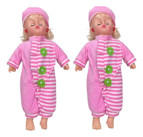 Kit Juguetes: Pistola Fast Lanza Dardos Blanca/gris + Muñeca Bebota Cabeza Plástico Con Luz - Imagen 3