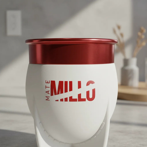 Mate Plastico Ideal Para Dia Papa Dia Del Padre Colores Blanco Y Rojo Regalo Para Papa - Día Del Padre En Blanco Y Rojo - Imagen 4
