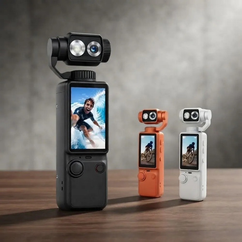 Camara Digital Time Q13 20mp Vlog Lente Giratoria 180° Negro - Imagen 5