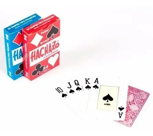 Naipes Póker Joker Hachazo 54 Cartas Plastificadas Caja - Imagen 3
