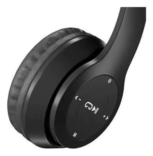 Auriculares Bluetooth Manos Libres P47r Orejas De Conejo Led Negro - Imagen 3