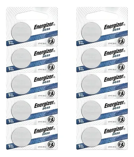 10 Pilas Cr2032 Energizer Lithium 3v Litio