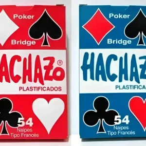 Pack X2 Mazos Naipes Poker Bridge Hachazo Carta Tipo Frances