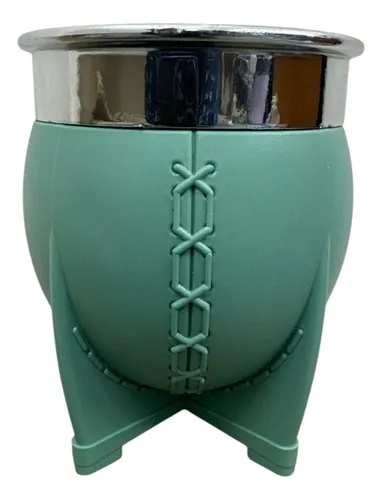Mate Plastico Ideal Para Dia Papa Dia Del Padre Colores Verde Esmeralda Regalo Para Papa - Día Del Padre En Verde - Imagen 2
