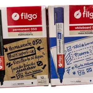 Set 22 Marcadores Filgo 050/058 Pizarra Y Permanente Pack Varios