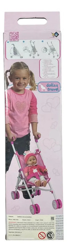 Bebote 31 Cm Con Cochecito Dolls Travel Regalo Sorpresa - Imagen 4