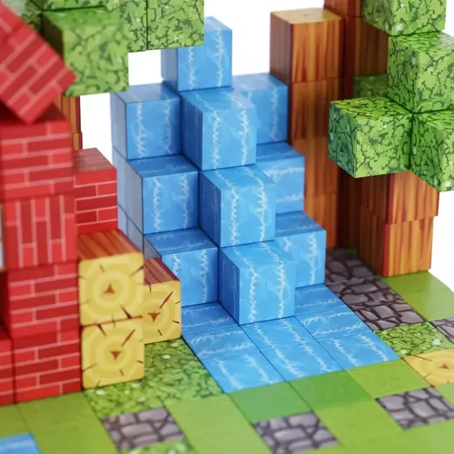 Cubo Magnetico 100 Piezas Minecraft - Imagen 6