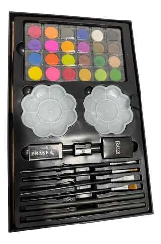 Mega Set De Arte Valija Metalico. 145 Piezas Chicos Nuevos - Imagen 15