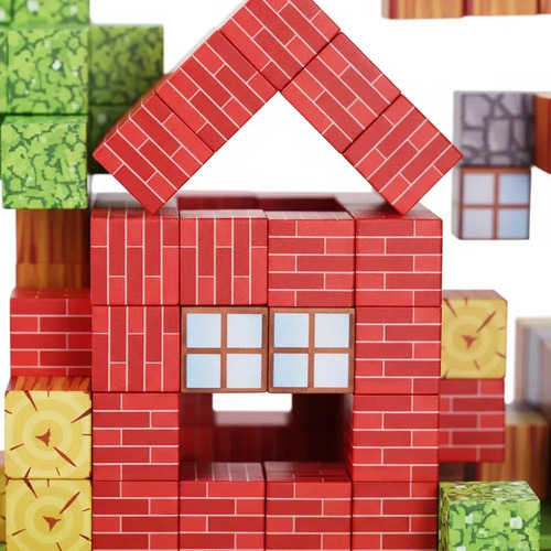 Cubo Magnetico 100 Piezas Minecraft - Imagen 5