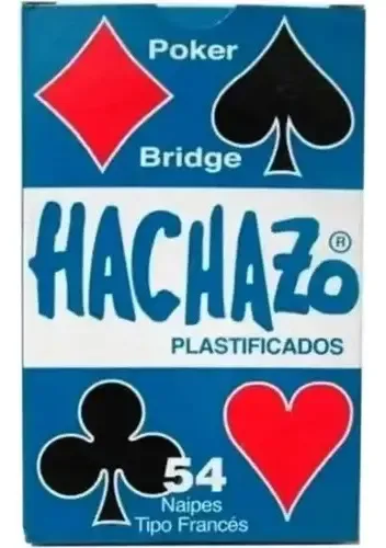 Naipes Póker Joker Hachazo 54 Cartas Plastificadas Caja - Imagen 5