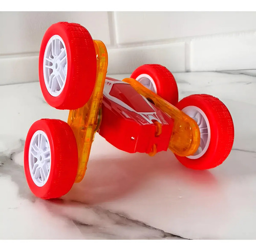 Auto Stunt A Control Remoto 360 Spray Luces Niños Sonido Luz - Imagen 2