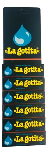 La Gotita Adhesivo Instantaneo 2ml X6 Unidades D D