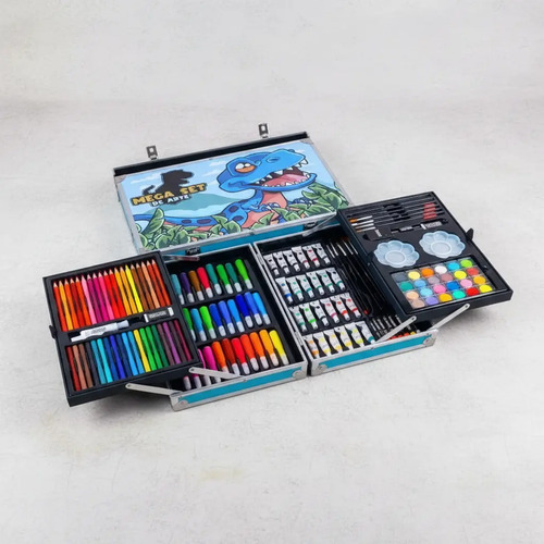 Mega Set De Arte Valija Metalico. 145 Piezas Chicos Nuevos - Imagen 36