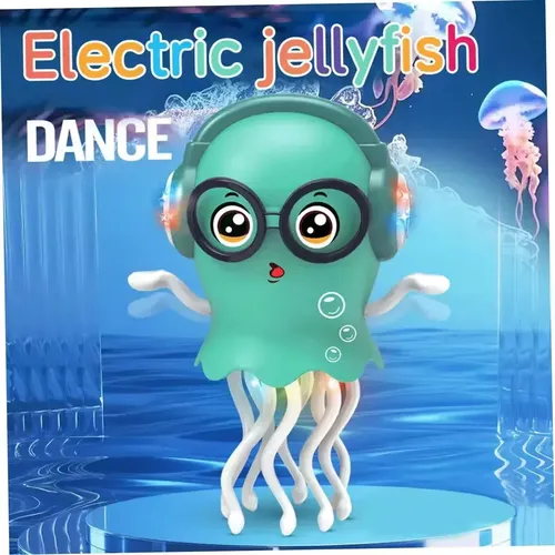 Juguete De Medusa Pulpo Bailarina Con Luz Led Y Música - Imagen 4