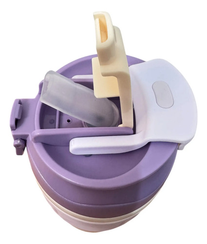 Termo Vaso Para Caffe Te 350ml Vaccum Bottle Double Mall - Imagen 20