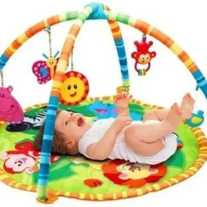 Gimnasio Bebe Alfombra De Actividades Y Juegos Winfun Verde