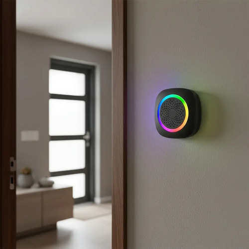 Timbre Para Puerta Largo Alcance Indicador Luz Led 60 Tonos - Imagen 14
