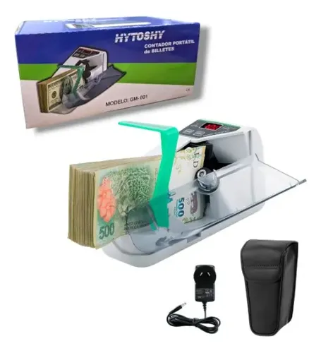 Mini Maquina De Contar Billetes Portatil Hytoshy Gm-001 - Imagen 5