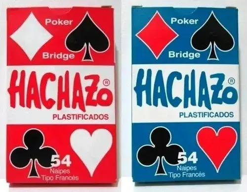 Naipes Póker Joker Hachazo 54 Cartas Plastificadas Caja