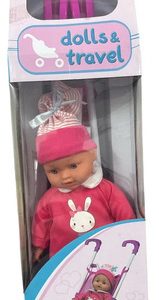 Bebote 31 Cm Con Cochecito Dolls Travel Regalo Sorpresa